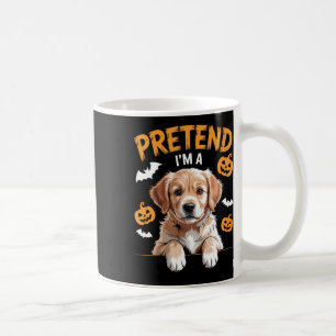 Pretend I'm A Dog Lover's Funny Halloween Costume Coffee Mug