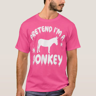 Pretend I'm A Donkey Farmer - Spooky Cute Simple Q T-Shirt