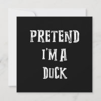 Pretend Im A Duck Halloween Costume Couples