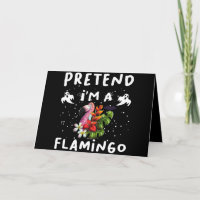 Pretend I'm A Flamingo Funny Halloween Costume