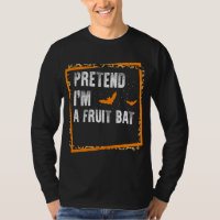 Pretend I'm A Fruit Bat Easy Lazy Halloween Costum