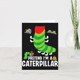 Pretend I'm A Funny Lazy Halloween Costume  Card