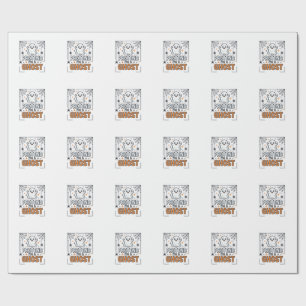 Pretend Im a Ghost Cute Halloween Wrapping Paper
