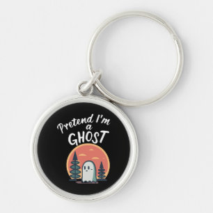 Pretend I'm a ghost Key Ring