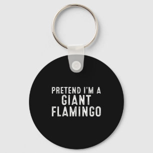 Pretend I'm A Giant Flamingo Lazy Easy Diy Hallowe Key Ring