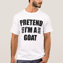 Pretend Im A Goat Costume Halloween Lazy Funny
