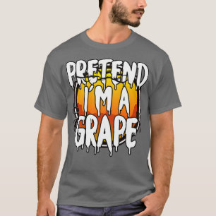 Pretend Im A Grape Halloween Couples Costume Hallo T-Shirt