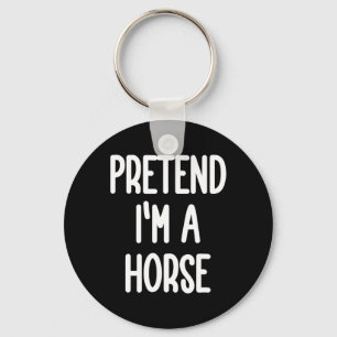 Pretend I'm A Horse Costume  Key Ring
