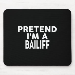 Pretend I'm A Iliff Design Halloween Costume Mouse Mat