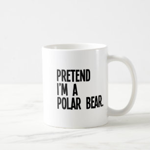 Pretend I'm A Lar Bear Funny Halloween Party Costu Coffee Mug
