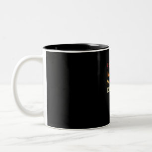 Pretend Im A Mallard Duck Lazy Halloween Party Two-Tone Coffee Mug