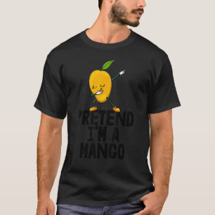 Pretend I'm A Mango Dabbing Funny Mango Fruit Love T-Shirt