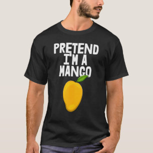 Pretend I'm A Mango Dabbing Funny Mango Fruit Love T-Shirt