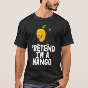 Pretend I'm A Mango Dabbing Funny Mango Fruit Love T-Shirt