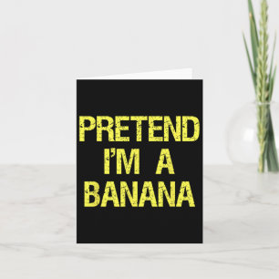 Pretend I'm A Nana Funny Lazy Halloween Costume Ou Card