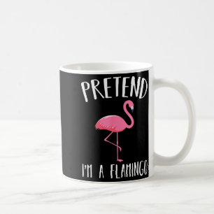 Pretend I'm A Nk Flamingo Funny Halloween Costume Coffee Mug
