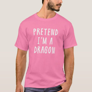 Pretend Im A Pig Costume Women Men Kids Halloween T-Shirt