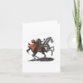 Pretend I'm A Pumpkin Funny Matching Couples Hallo Card