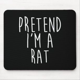 Pretend I'm A Rat Family Lazy Easy Costume Hallowe Mouse Mat