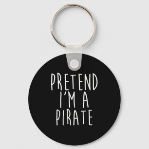 Pretend I'm A Rate Family Lazy Costume Halloween P Key Ring