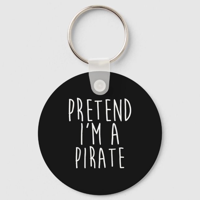 Pretend I'm A Rate Family Lazy Costume Halloween P Key Ring (Front)