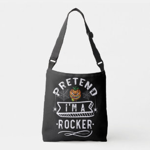 Pretend I'm A Rocker Funny Halloween Costume Gift Crossbody Bag