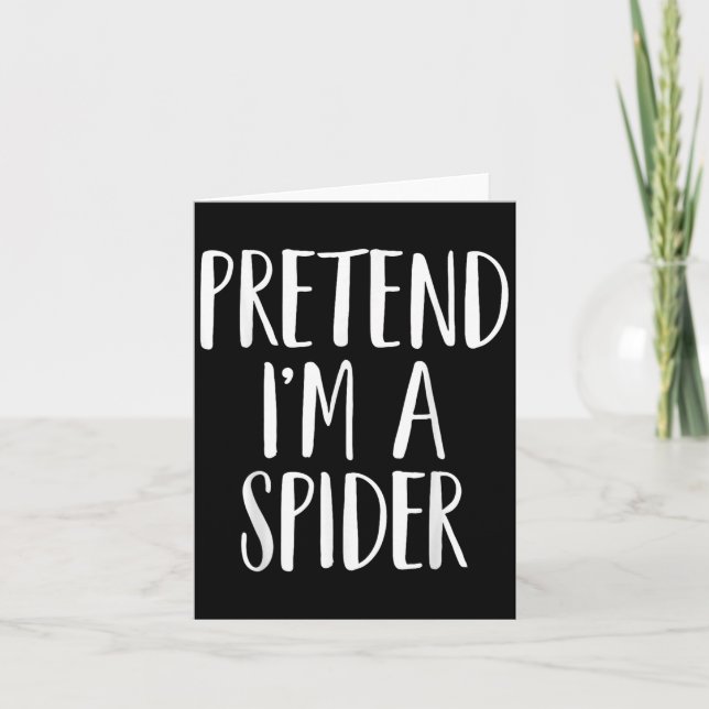 Pretend I'm A Sder Family Women Men Kids Halloween Card (Front)