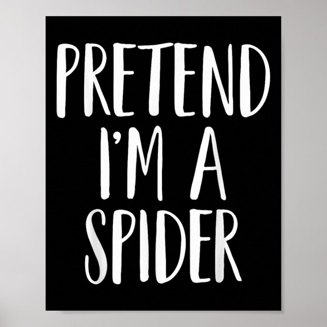 Pretend I'm A Sder Family Women Men Kids Halloween Poster (Front)
