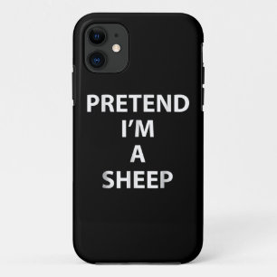 Pretend im a sheep halloween funny party gift iPhone 11 case