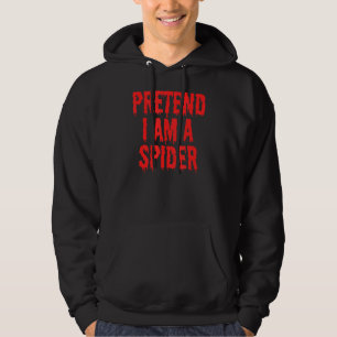 Pretend I'm A Spider Costume Kids Halloween Hoodie