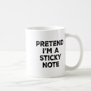 Pretend I'm A Sticky Note Lazy Halloween Costume Coffee Mug