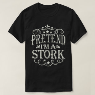 Pretend I'm A Stock Easy Lazy Halloween Costume T-Shirt