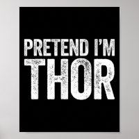Pretend Im A Thor Shirt Adult Kids Men Women Fairy