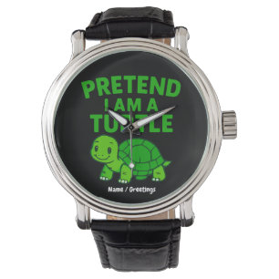 Pretend I'm A Turtle Halloween Christmas Costume Watch