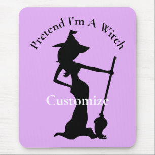 Pretend I'm A Witch Thunder_Cove Mouse Mat