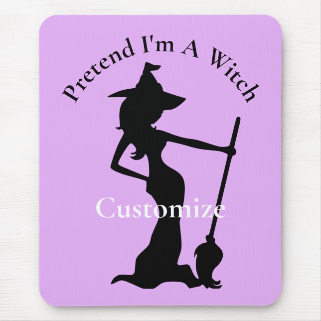 Pretend I'm A Witch Thunder_Cove Mouse Mat (Front)