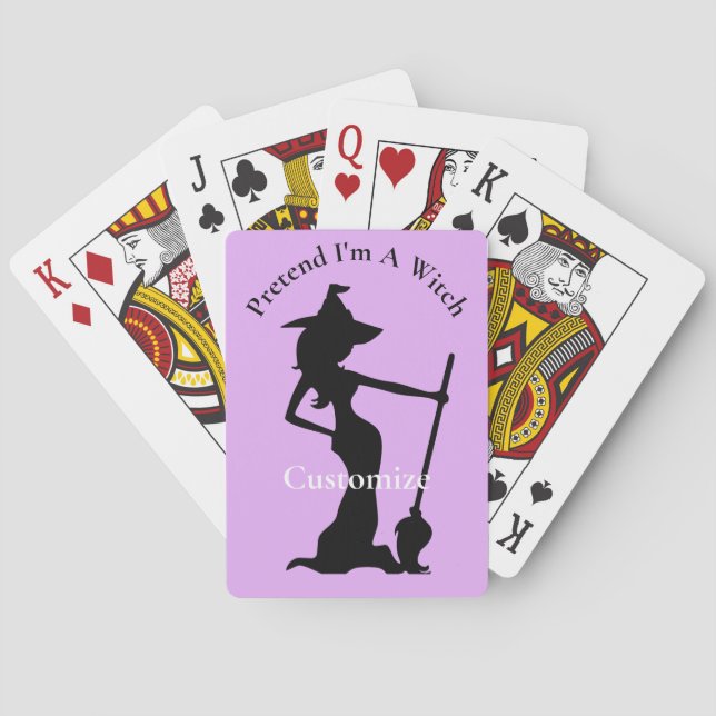 Pretend I'm A Witch Thunder_Cove Playing Cards (Back)
