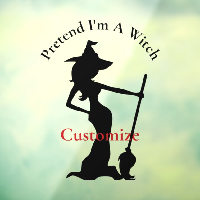 Pretend I'm A Witch Thunder_Cove Window Cling (Sheet 3)