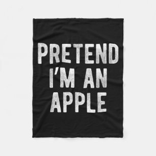 Pretend Im an Funny Costume Party Lazy Halloween Fleece Blanket