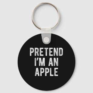 Pretend Im an Funny Costume Party Lazy Halloween Key Ring