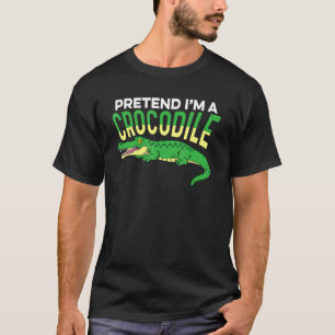 Pretend I'm Crocodile Animal Rights Activist T-Shirt