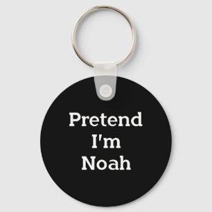 Pretend I'm Noah Costume Bible Funny Halloween Par Key Ring