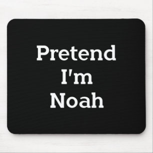 Pretend I'm Noah Costume Bible Funny Halloween Par Mouse Mat