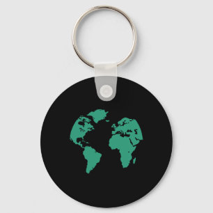 Pretend I'm Planet Earth Mens Kids Lazy Funny Glob Key Ring