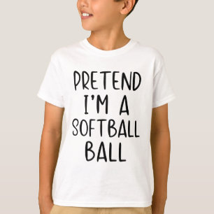 Pretend I'm Softll Ll Costume Halloween Simple Adu T-Shirt