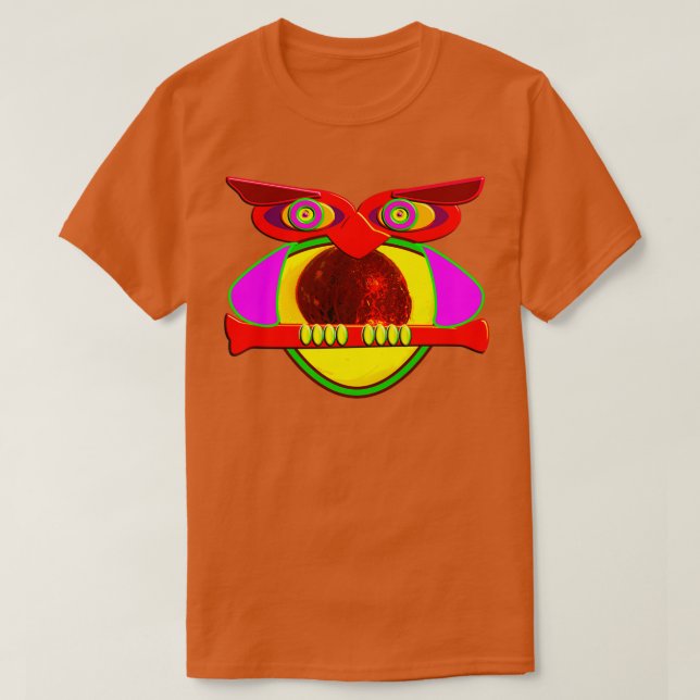 PRETEND Ix27AM AN OWL AVOCADO 1 T-Shirt (Design Front)