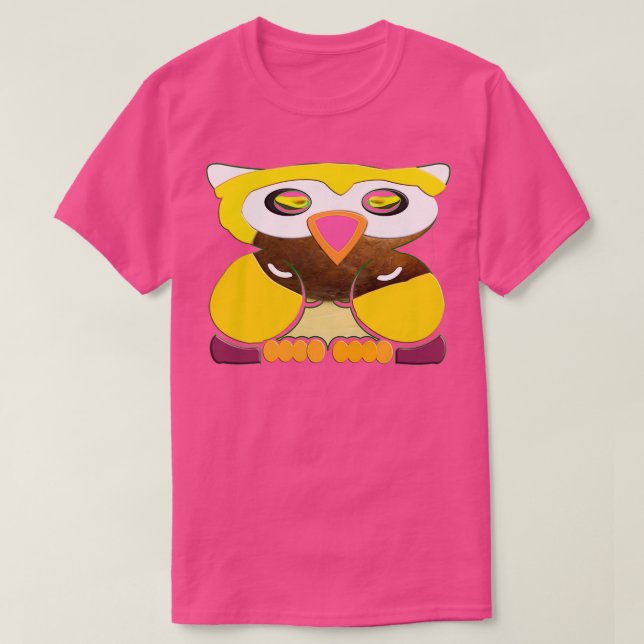 PRETEND Ix27AM AN OWL AVOCADO 2 T-Shirt (Design Front)
