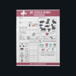 Pretend Play Veterinarian Exam Sheets Notepad<br><div class="desc">Add a name by clicking customise this template to create a notepad full of personalised pet checkup sheets.
Great for imaginative play.</div>