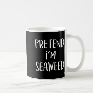 Pretend Seaweed Costume Party Funny Halloween Coffee Mug
