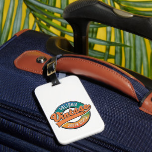 Pretoria south africa vintage logo luggage tag